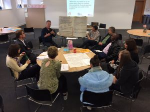 Alan Budge in a workshop at Engage, Think, Do